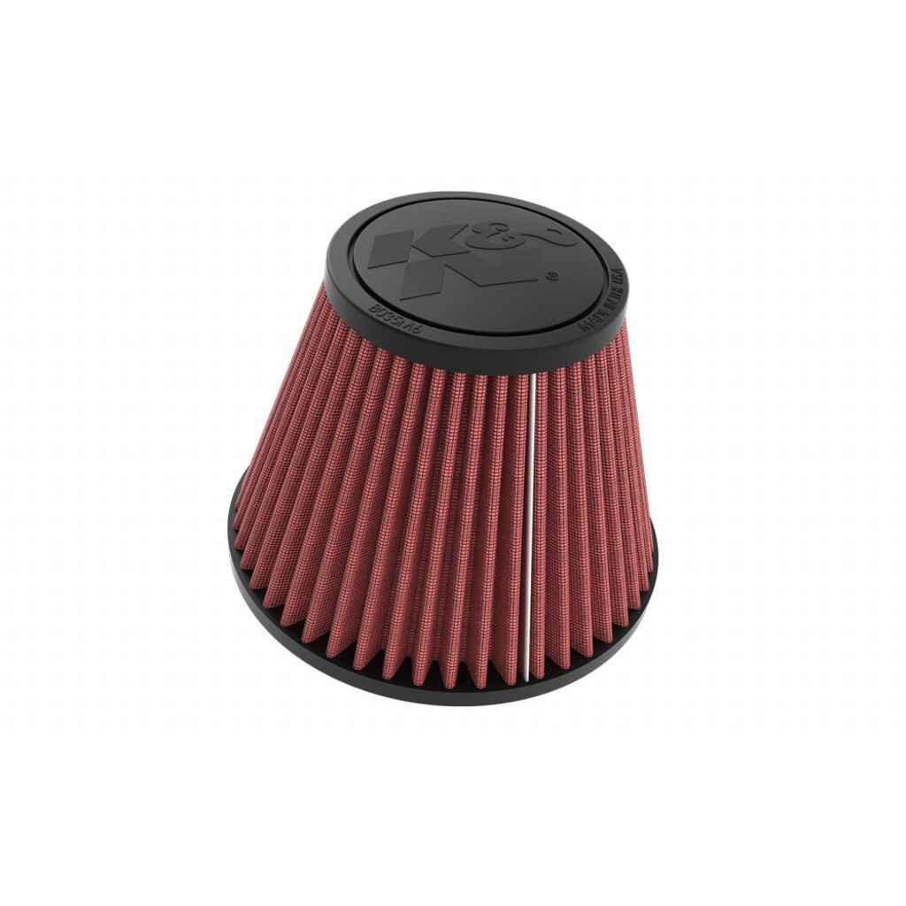 K&N RU-9670 Universal clamp-on air filter 80mm FLG, 147mm B, 89mm T, 115mm H, W/ VENT Photo-0 
