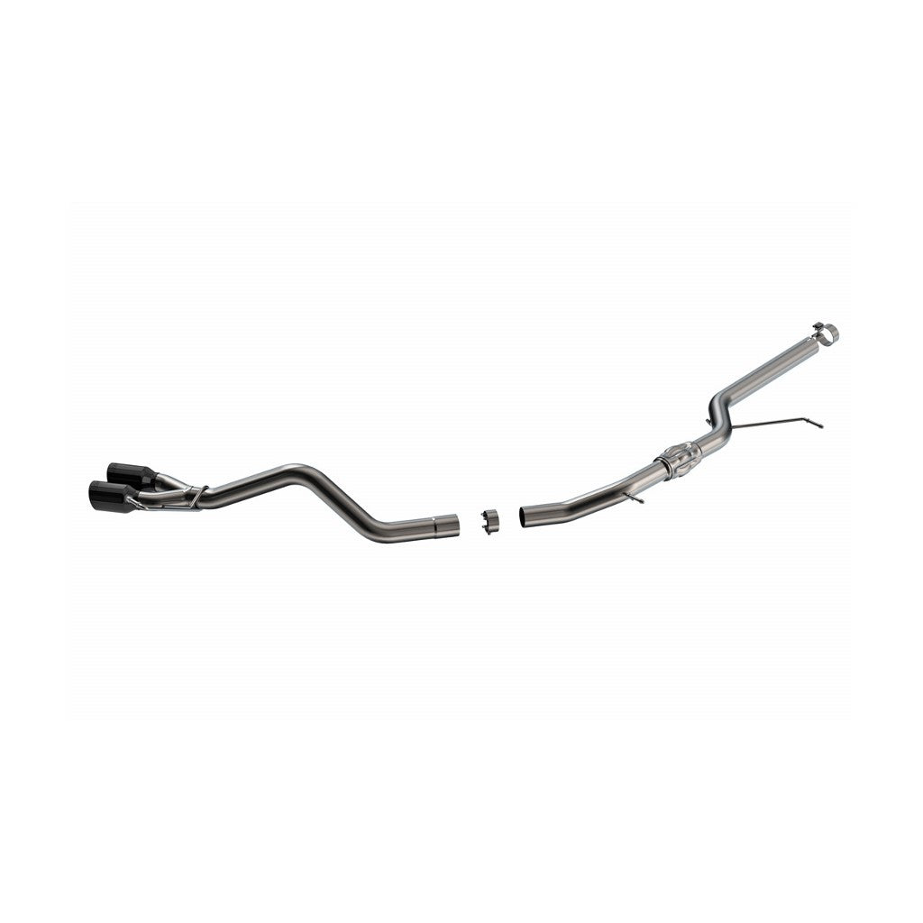 BORLA 140948BC Exhaust system Cat-back S-Type 2.50"D S RD RL AC BC S Tip: 3.50" RD X 6.00" Black chrome for FORD Maverick Tremor 2023-2024 Photo-0 