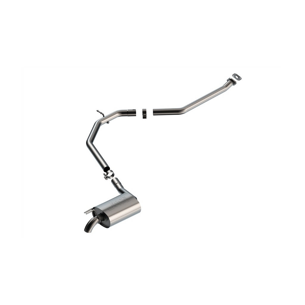 BORLA 140968 Exhaust system Cat-back S-Type 2.25" S TD Tip: 2.25" Turn down for KIA K5 GT-Line 2021-2024 Photo-0 