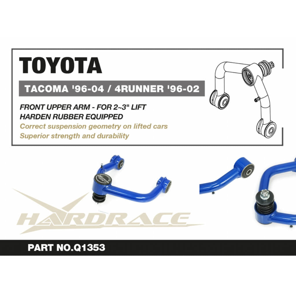 HARDRACE Q1353 Front Upper Arm for TOYOTA Tacoma 1996-2003 Photo-1 