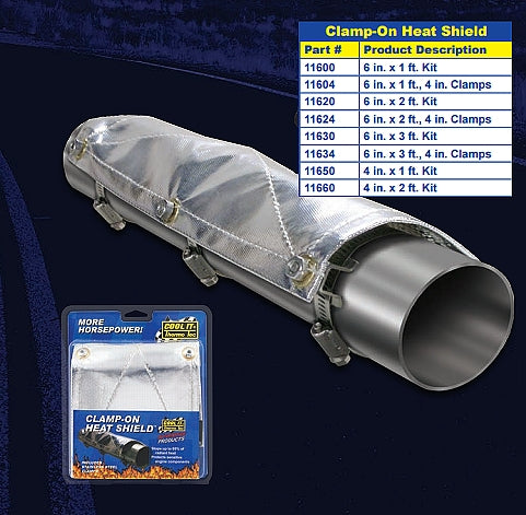 THERMO-TEC 11600 Clamp-On Heat Shield 6in X 1ft Photo-0 