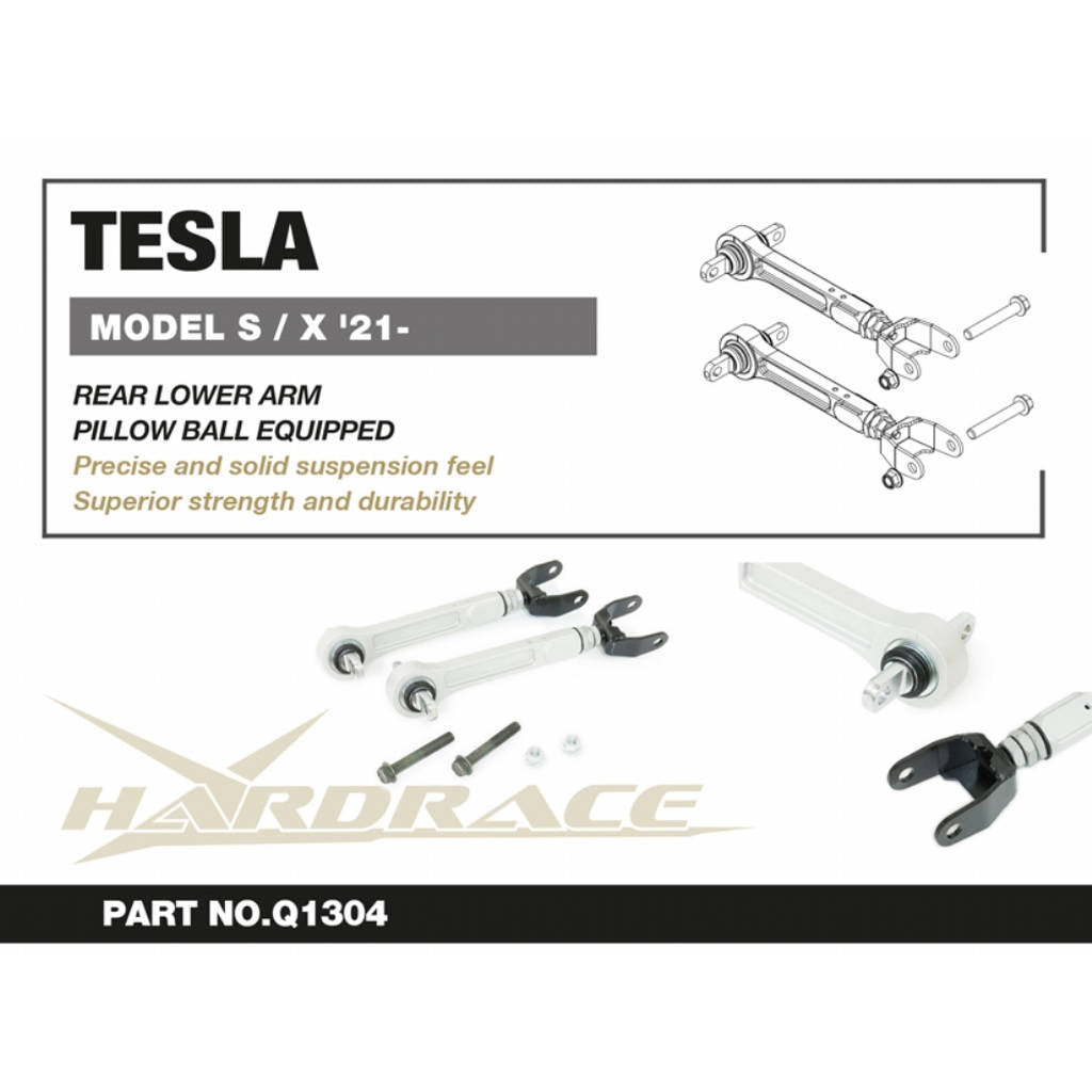 HARDRACE Q1304 Rear Lower Arm for TESLA Model S / Model X 2021- Photo-1 