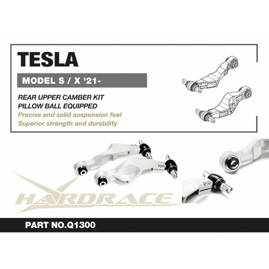HARDRACE Q1300 Rear Upper Camber Kit for TESLA Model S / Model X 2021- Photo-1 