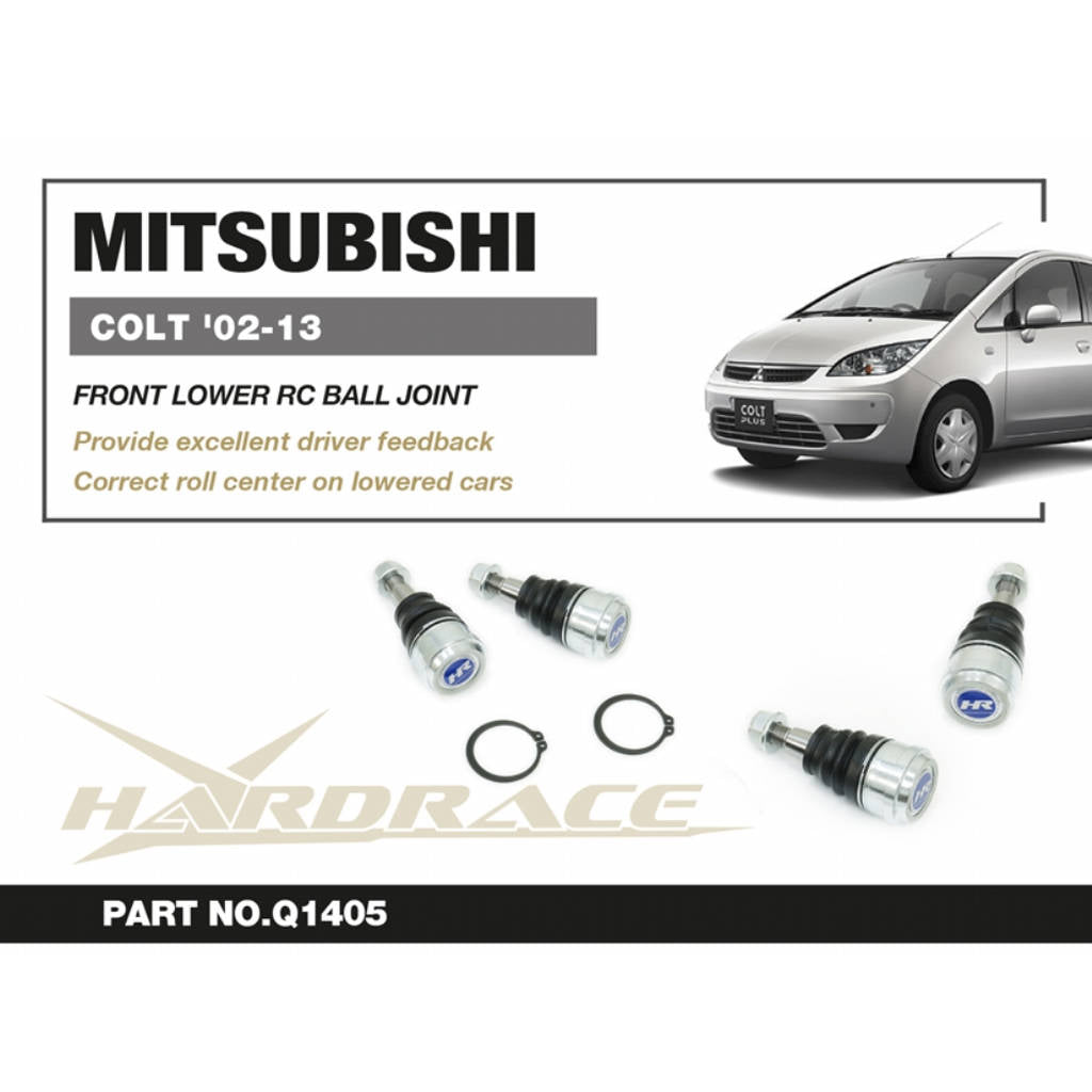HARDRACE Q1405 Front Lower RC Ball Joint for MITSUBISHI Colt (Z30) Photo-1 