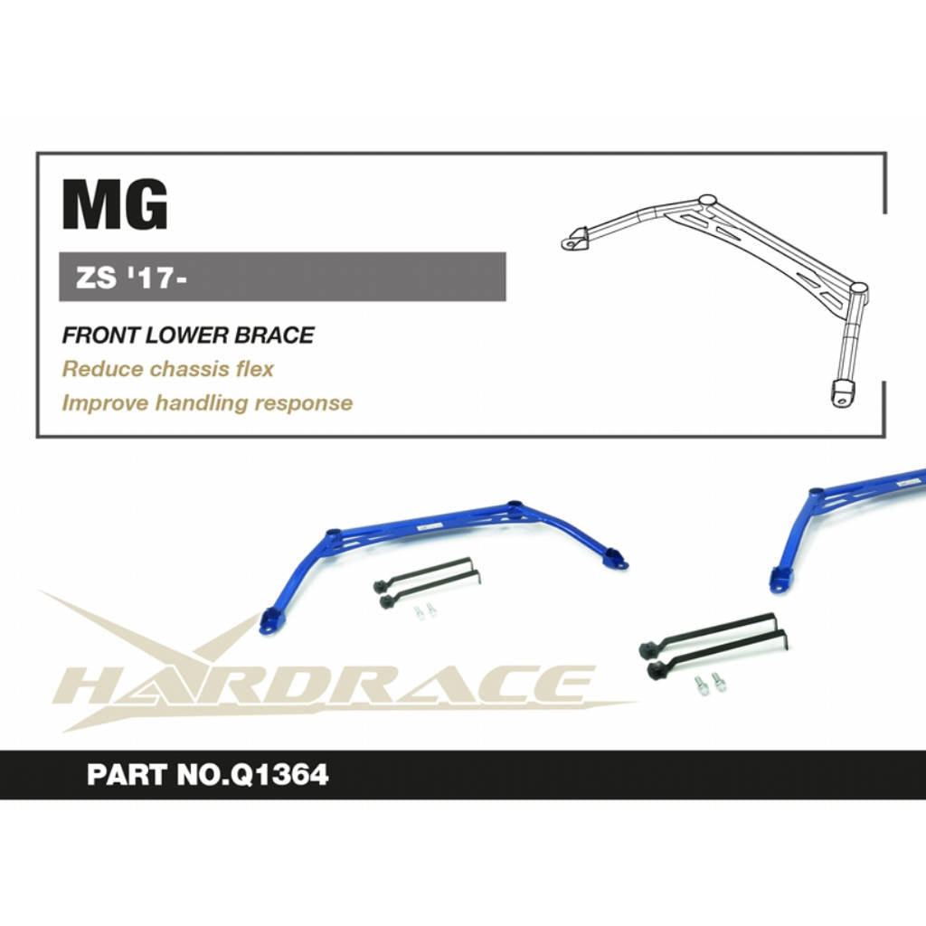 HARDRACE Q1364 Front Lower Brace for MG ZS 2017+ Photo-1 