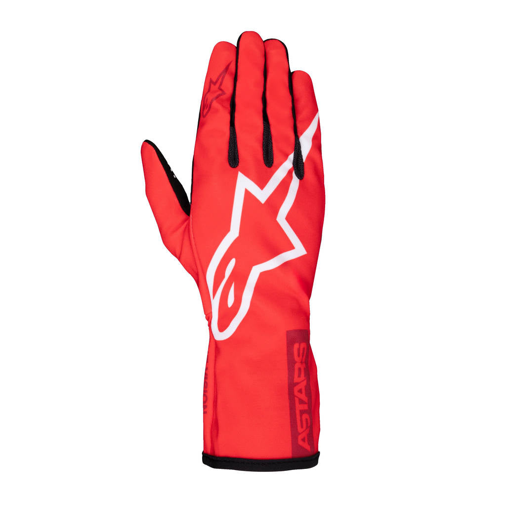 ALPINESTARS 3550725-3082-XL Youth Gloves for Karting Tech-1 K Race V2 S, Red / White / Burgundy, Size XL Photo-0 