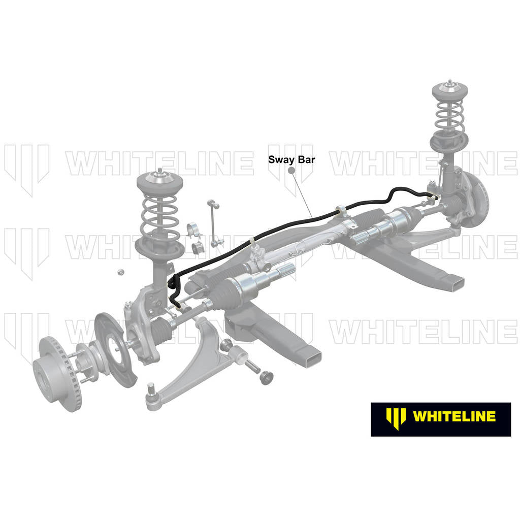 WHITELINE BBF45Z Front Sway Bar - 27mm Heavy Duty Blade Adjustable Photo-1 