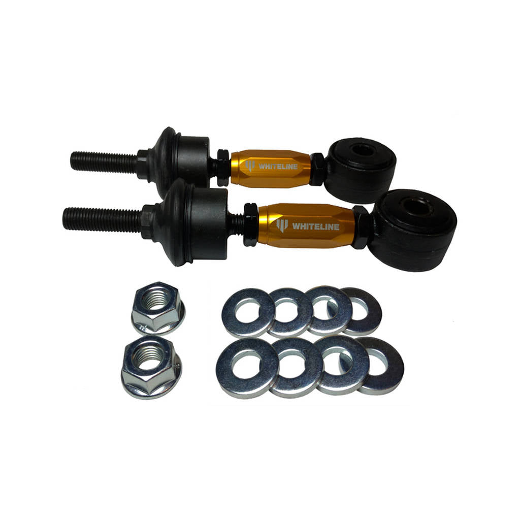 WHITELINE KLC188 Universal Anti Roll Bar Link - Ball/Bushing Style - 10mm Ball Stud 110-135mm Photo-0 