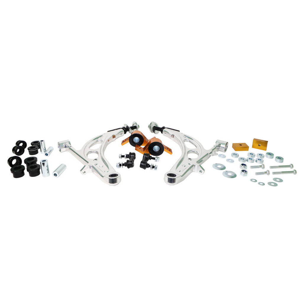 WHITELINE KTA289 Front Lower Control Arm w/ Endlinks/Anti-Lift for Subaru Impreza WRX STI Photo-0 