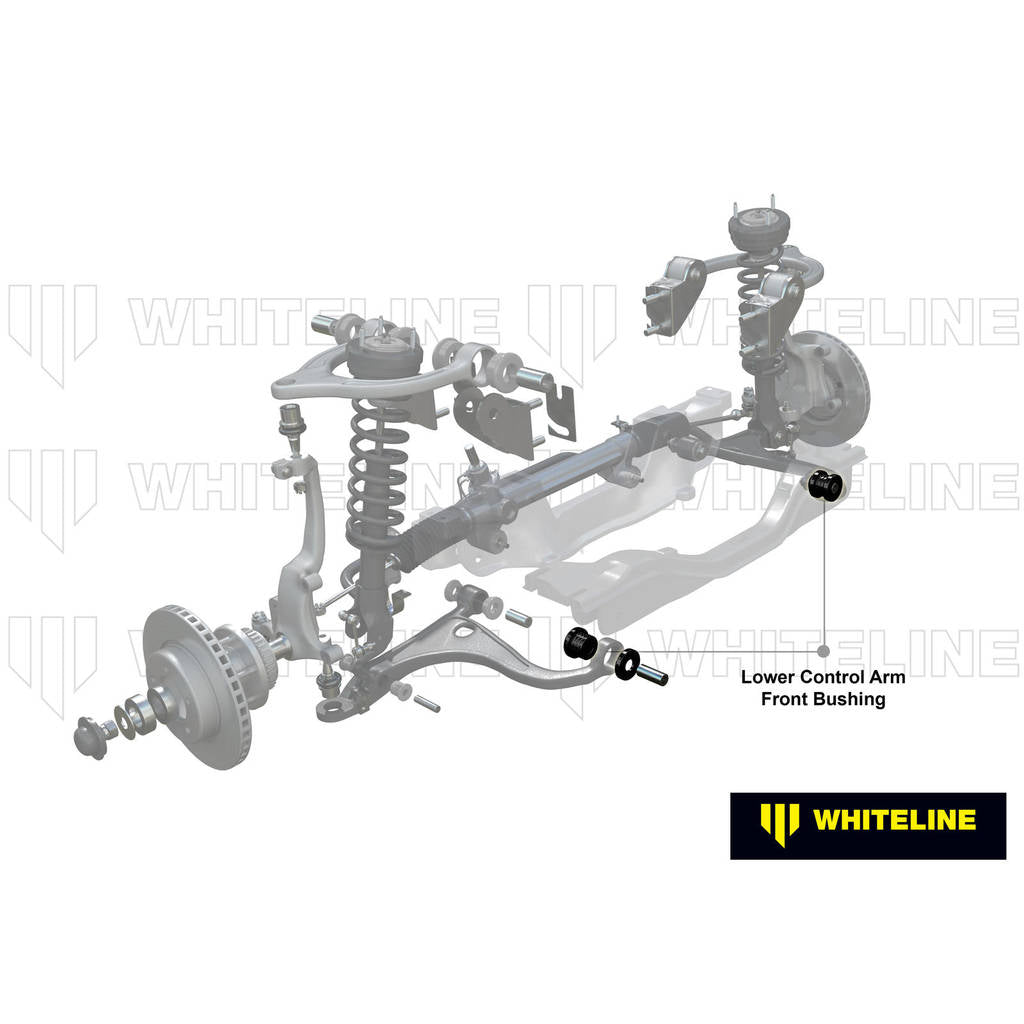 WHITELINE W53677 Front Lower Control Arm - Inner Rear Bushing Kit for Honda Civic, CR-X/Integra DC2 Photo-1 