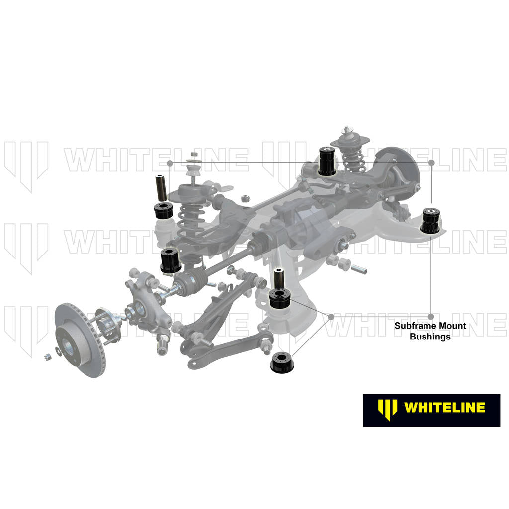WHITELINE W93398 Rear Subframe Bushing Photo-1 