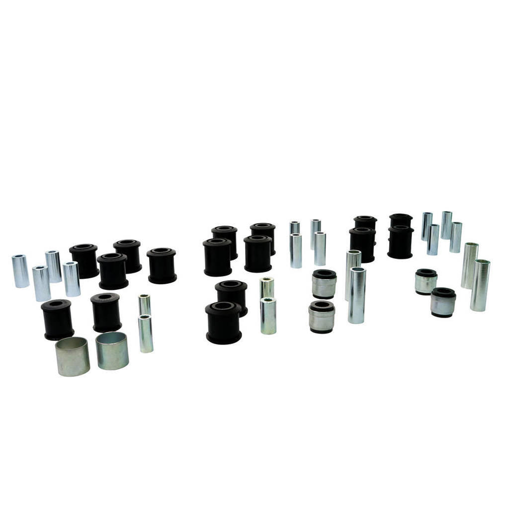 WHITELINE WEK087 Front/Rear Essential Vehicle Bushing Kit for Jeep Wrangler JK Photo-0 