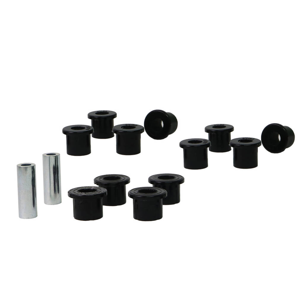 WHITELINE WEK103 Rear Leaf Spring - Bushing Kit for Nissan Navara D23 2wd/4wd Photo-0 