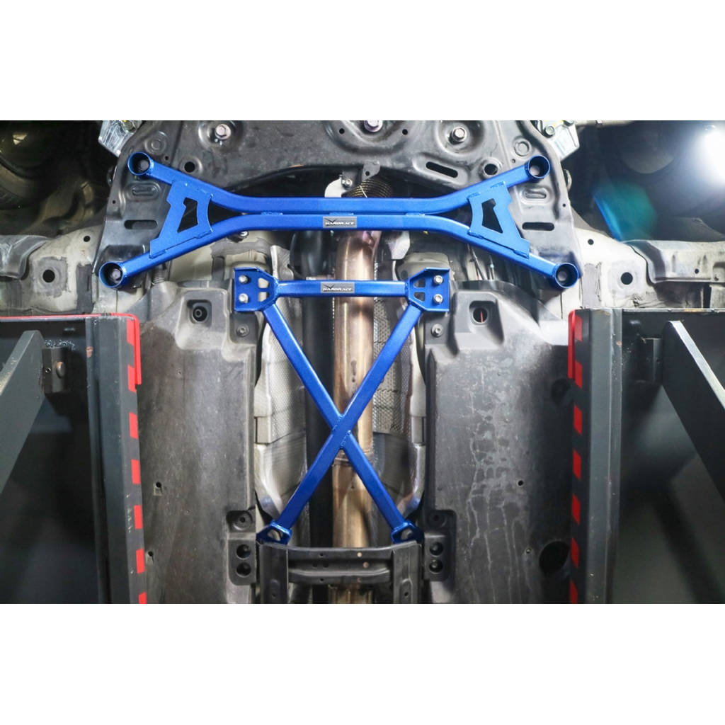 HARDRACE Q1433 Middle Lower 4-Point Brace for TOYOTA GR Corolla 2022+ Photo-8 
