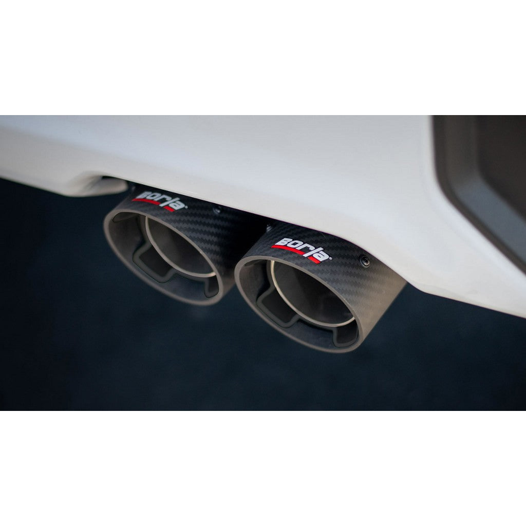 BORLA 140991CFBA Cat-Back Exhaust System 2.75" Touring (3.5" Carbon Fiber Tips) for CHEVROLET Silverado 1500 2024 / GMC Sierra 1500 2024 Photo-2 