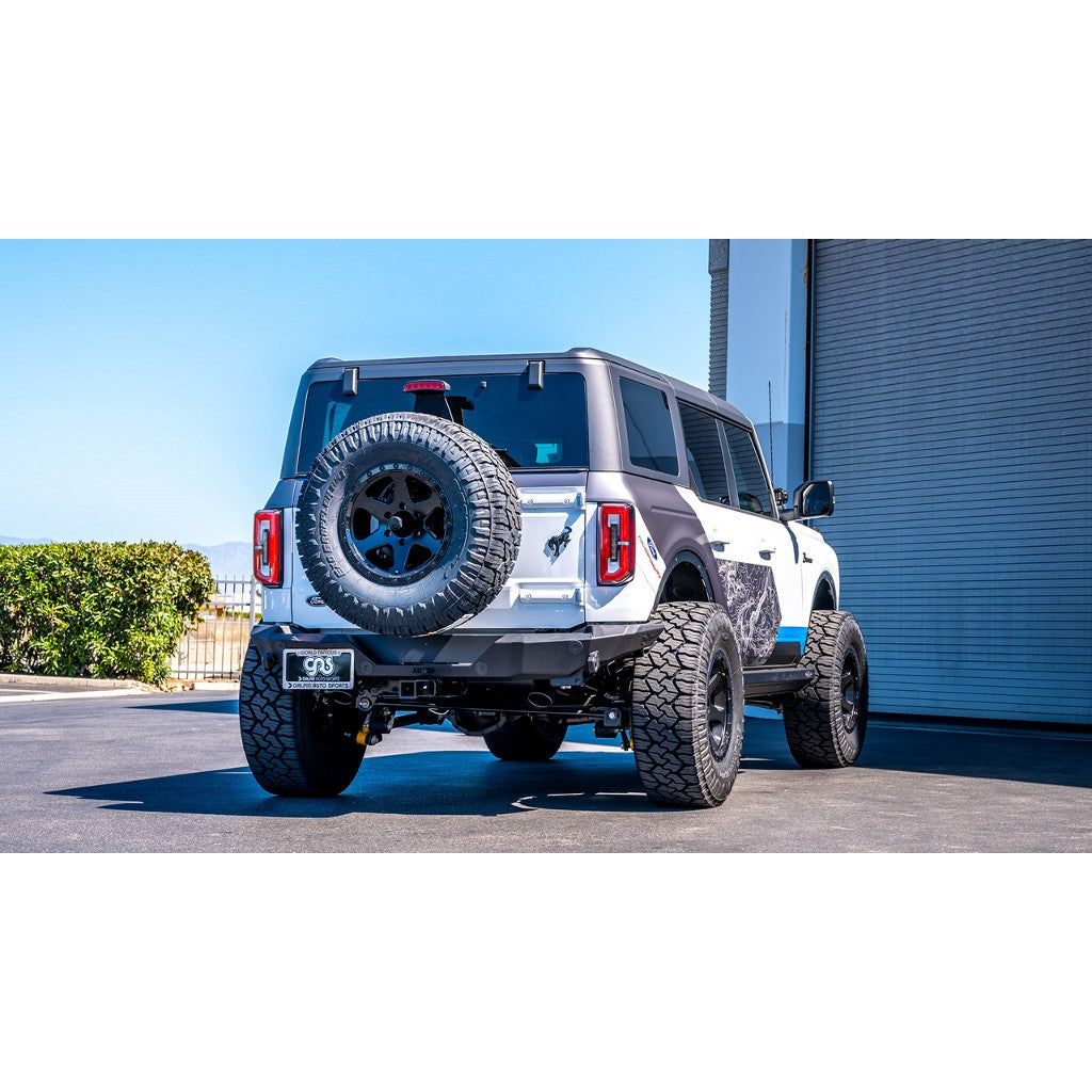 BORLA 11973CB Axle-Back Exhaust System 2.75", 2.50", Touring (4.0" RD X 4.75" Coated Black Tips) for FORD Bronco 2.3L i4 2021-2023 Photo-1 