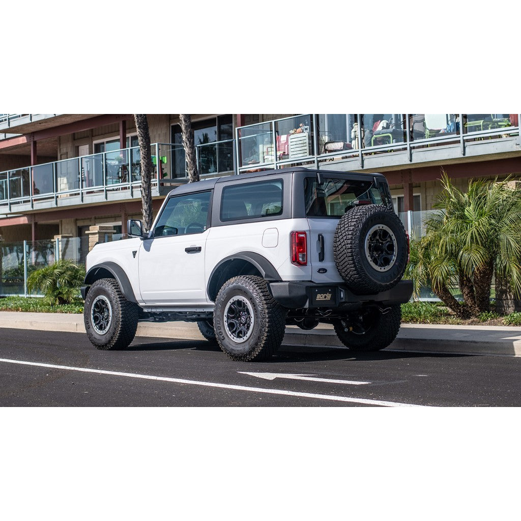 BORLA 11976 Axle-Back Exhaust System 2.75", 2.50", Touring (4.0" RD X 4.75" Tips) for FORD Bronco 2.7L V6 2021-2023 Photo-1 