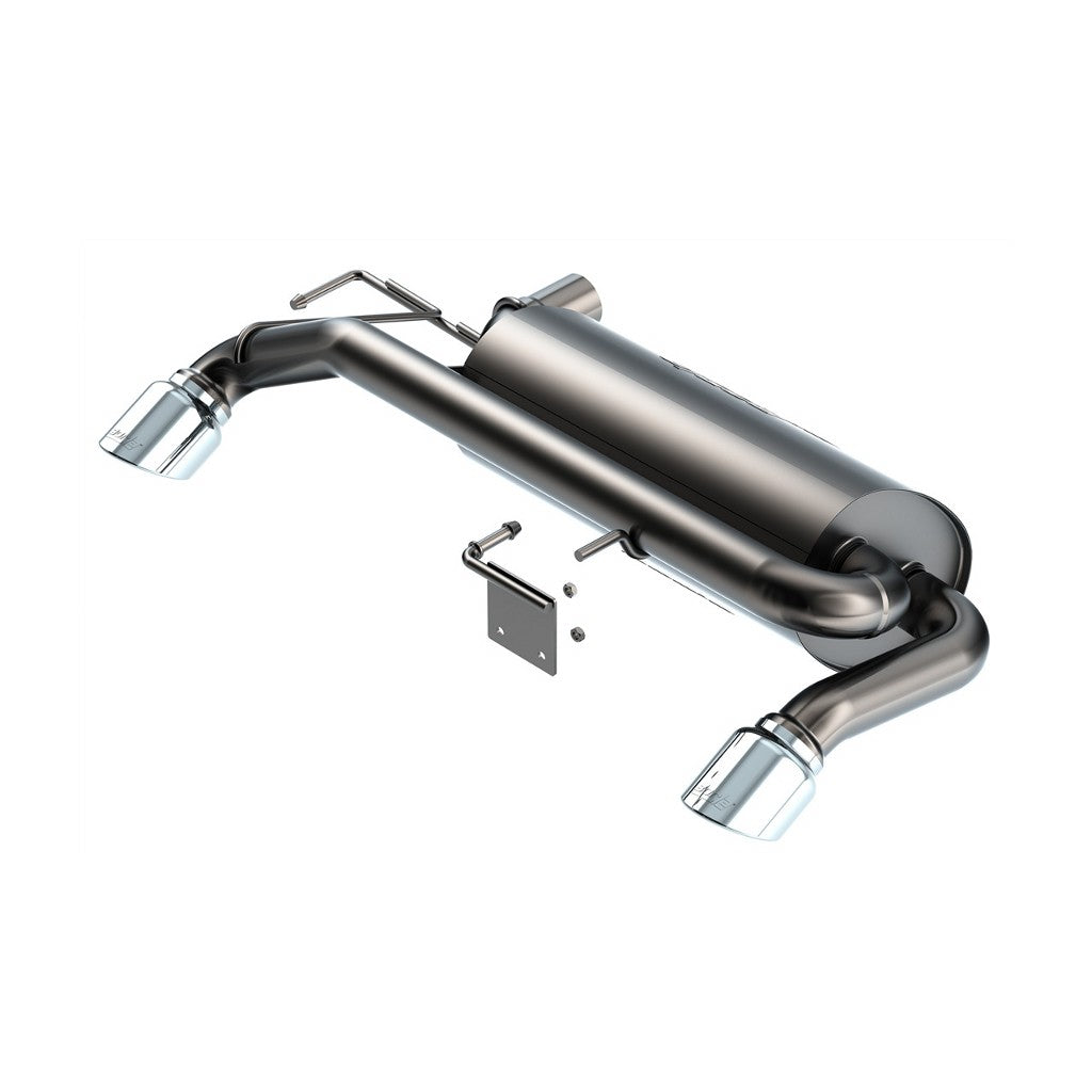 BORLA 11977 Axle-Back Exhaust System 2.75", 2.50", S-Type (4.0" RD X 4.75" Tips) for FORD Bronco 2.7L V6 2021-2023 Photo-0 