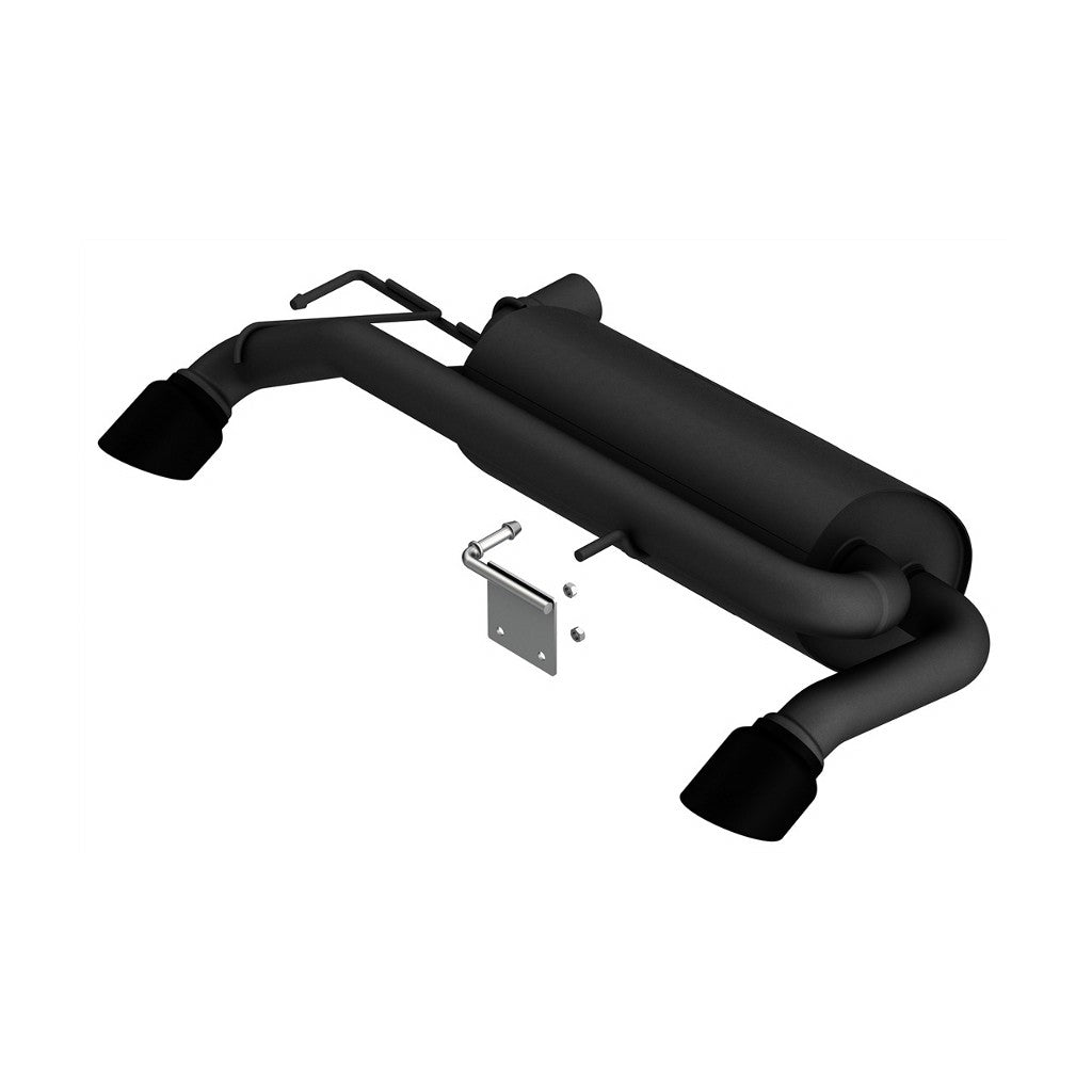 BORLA 11977CB Axle-Back Exhaust System 2.75", 2.50", S-Type (4.0" RD X 4.75" Coated Black Tips) for FORD Bronco 2.7L V6 2021-2023 Photo-0 