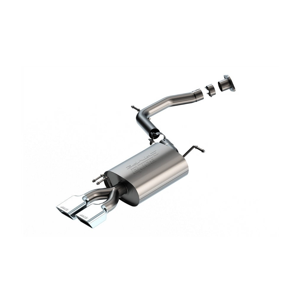 BORLA 11979 Axle-Back Exhaust System 2.5", S-Type (4" X 2.5" RE X 6.38" Tips), Supersedes 11965 for HYUNDAI Palisade 2023 / KIA Telluride 3.8L V6 2020-2022 Photo-0 