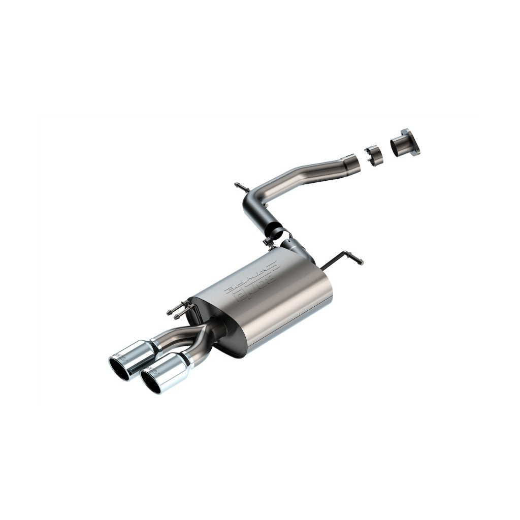 BORLA 11980 Axle-Back Exhaust System 2.5", S-Type (3.5" RD X 6.0" Tips) for HYUNDAI Palisade 2020-2022 / KIA Telluride 3.8L V6 2023 Photo-0 