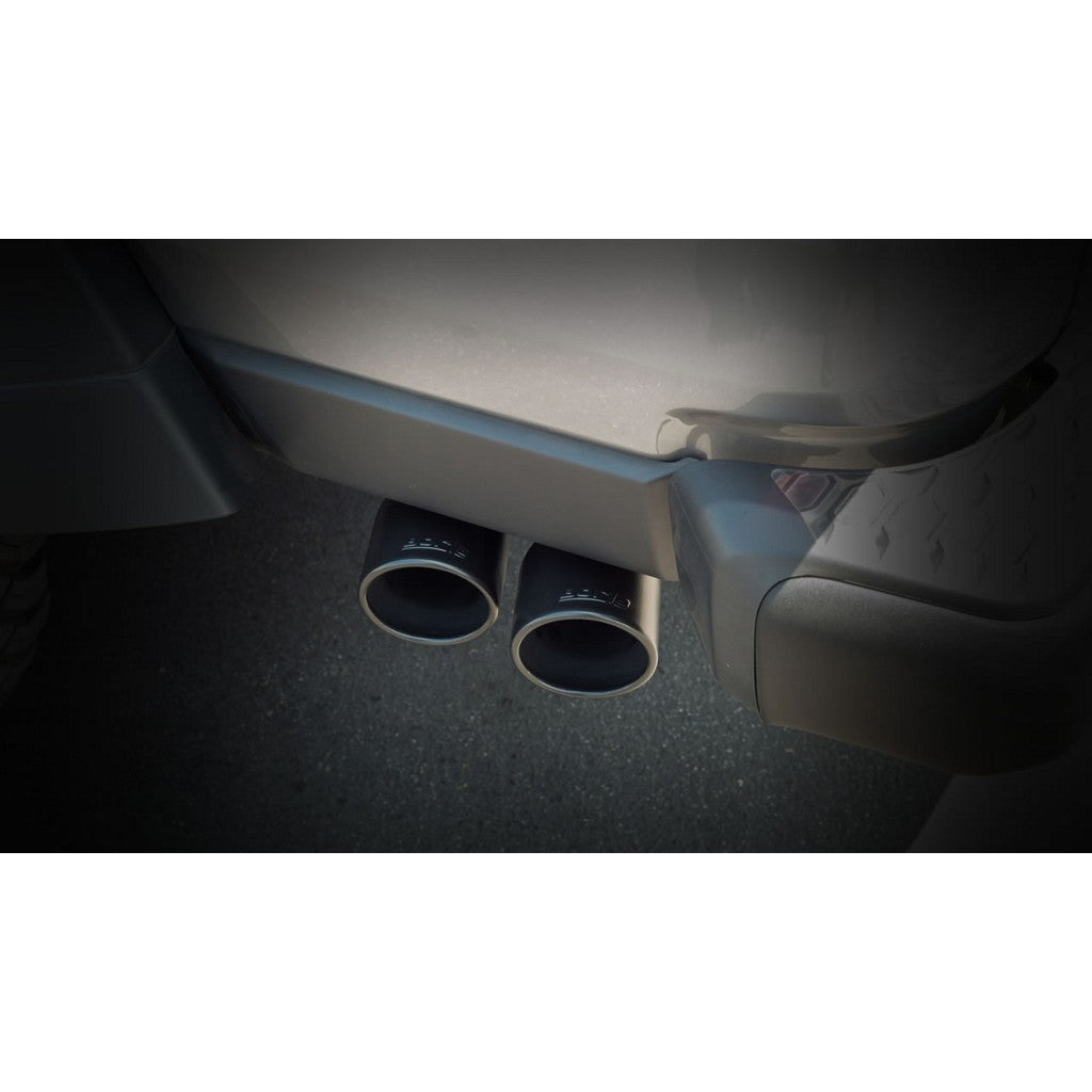 BORLA 60701CB Tip Kit 3.5" RD X 6", Black Ceramic for JEEP Gladiator (JT) 3.6L V6 2020-2023 Photo-2 