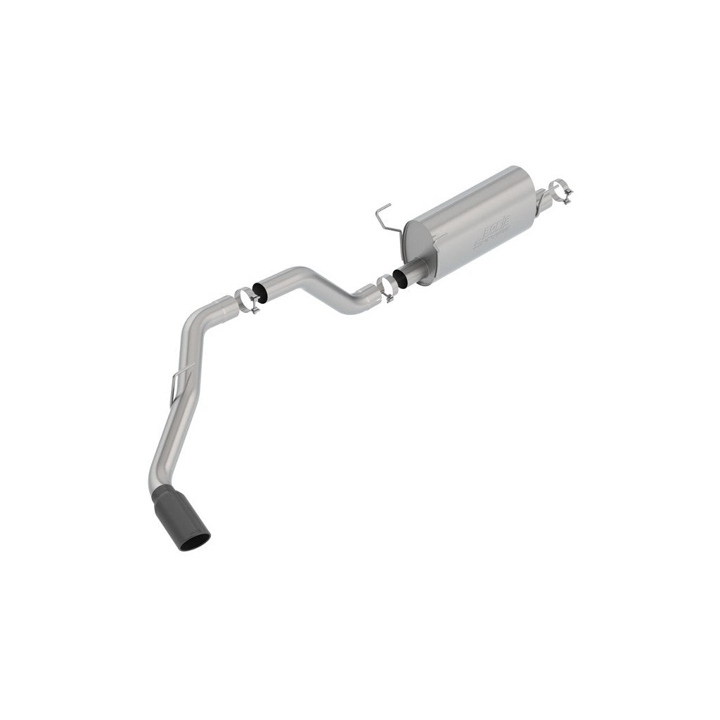 BORLA 140801BC Cat-Back Exhaust System 3.5", S-Type (5" RD X 13.5" Black Chrome Tips) for DODGE RAM 2500 / 3500 6.4L V8 2014-2018 Photo-0 