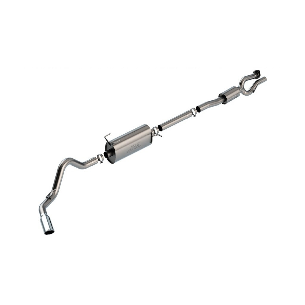 BORLA 140843 Cat-Back Exhaust System 2.75", 3.5", S-Type (5.00" RD X 13.5" Tips) for FORD F-250 / F-350 Super Duty 7.3L V8 2020-2023 Photo-0 