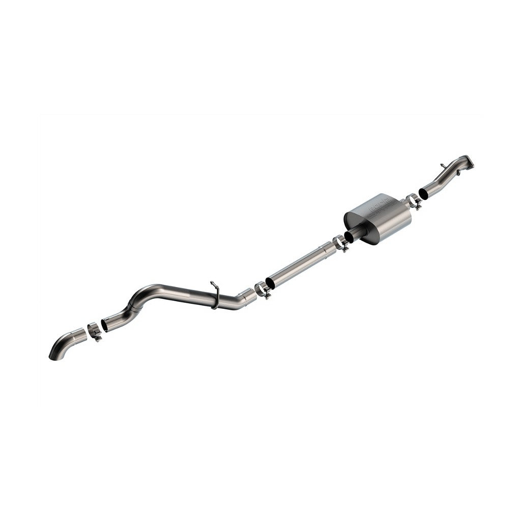 BORLA 140898 Cat-Back Exhaust System 2.75", S-Type (2.75" Turn Down Tips) for FORD Bronco 2.3L 2021-2023 Photo-0 