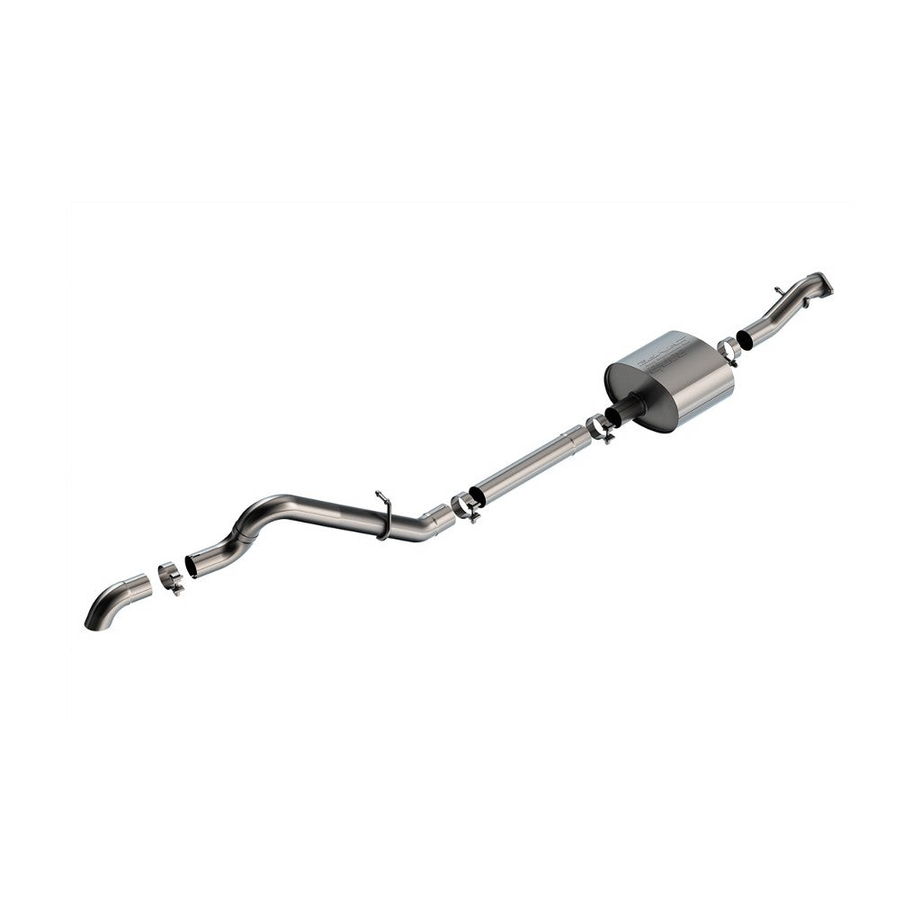 BORLA 140902 Cat-Back Exhaust System 2.75", S-Type (2.75" Turn Down Tips) for FORD Bronco 2.7L V6 2021-2023 Photo-0 