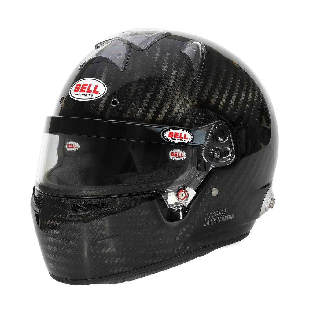 BELL 1204A72 Full-Face Helmet RS7 Carbon Duckbill HANS, FIA 8859-2024 / SA2020, Size 61+ (7 5/8+) Photo-0 