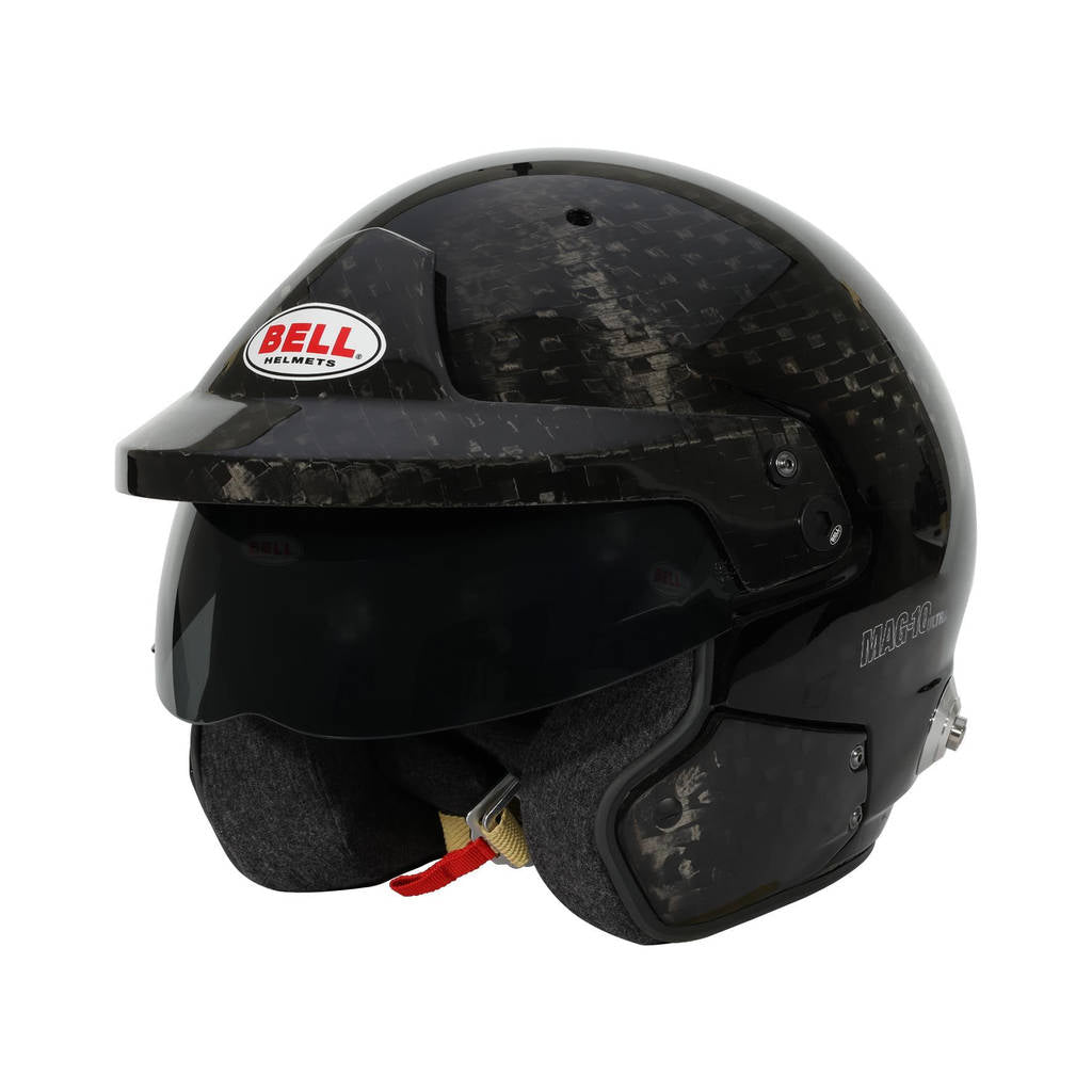 BELL 1245212 Open-Face Helmet MAG-10 Carbon HANS, FIA 8859-2024 / SA2020, Size 55 (6 7/8) Photo-0 