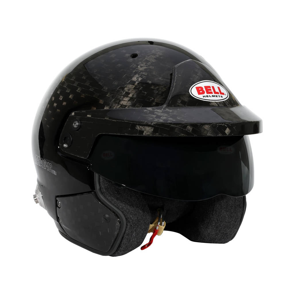 BELL 1245212 Open-Face Helmet MAG-10 Carbon HANS, FIA 8859-2024 / SA2020, Size 55 (6 7/8) Photo-5 