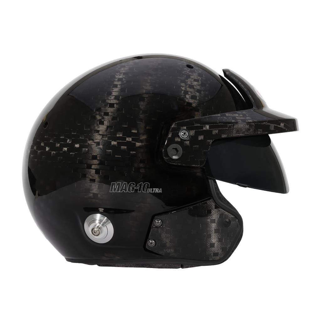 BELL 1245216 Open-Face Helmet MAG-10 Carbon HANS, FIA 8859-2024 / SA2020, Size 57 (7 1/8) Photo-2 