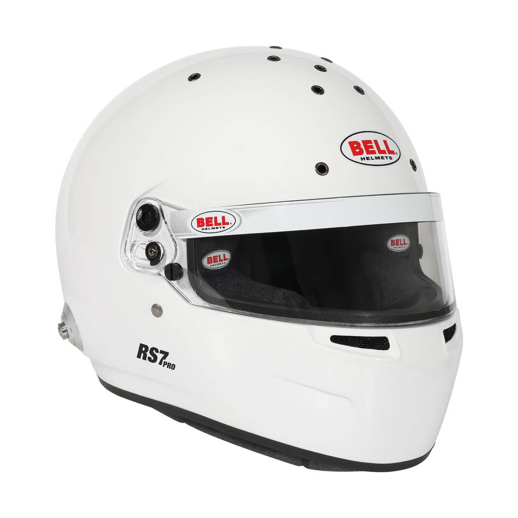 BELL 1310B30 Full-Face Helmet RS7 Pro HANS, White, FIA 8859-2024 / SA2020, Size 60 (7 1/2) Photo-5 