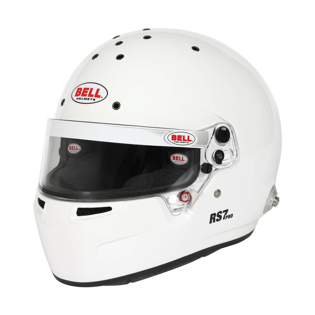 BELL 1310B30 Full-Face Helmet RS7 Pro HANS, White, FIA 8859-2024 / SA2020, Size 60 (7 1/2) Photo-6 