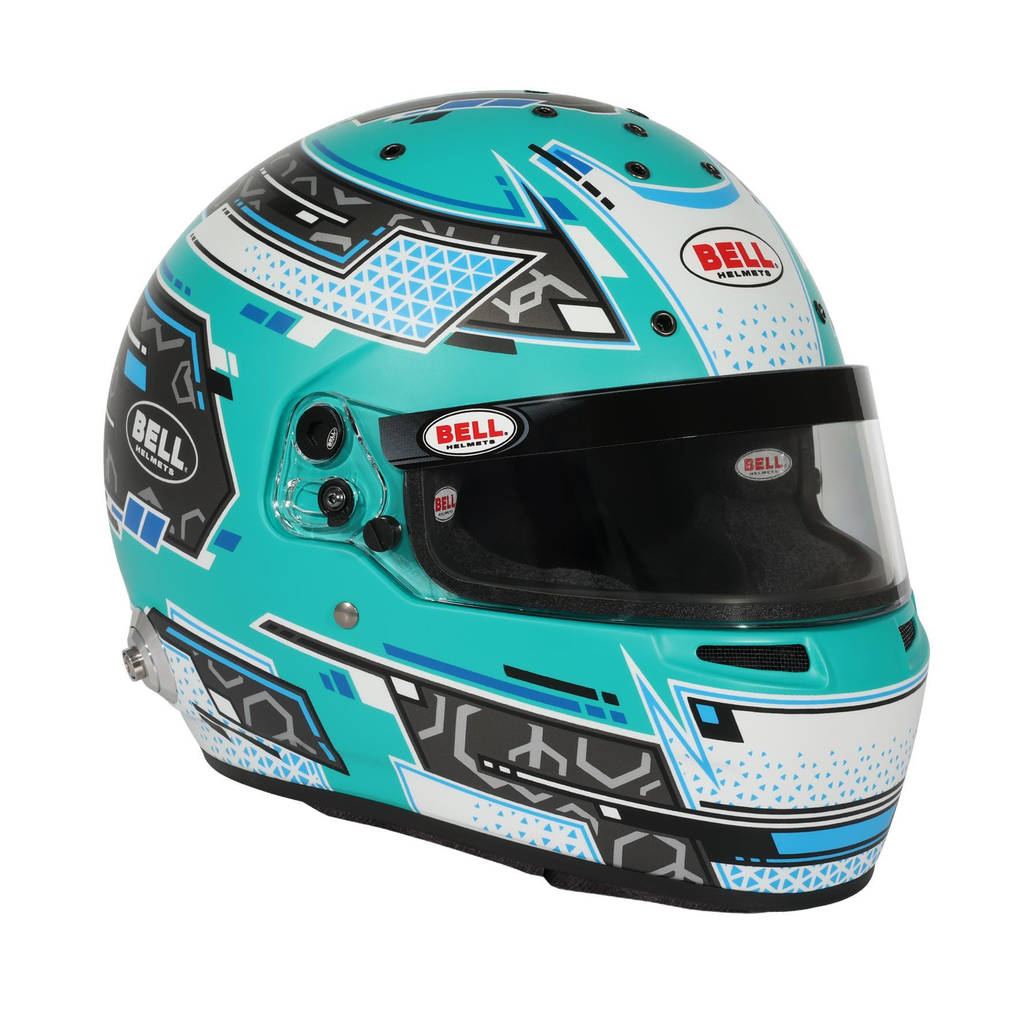 BELL 1310B74 Full-Face Helmet RS7 Pro Stamina HANS, Anthracite / Red, FIA 8859-2024 / SA2020, Size 57 (7 1/8) Photo-3 