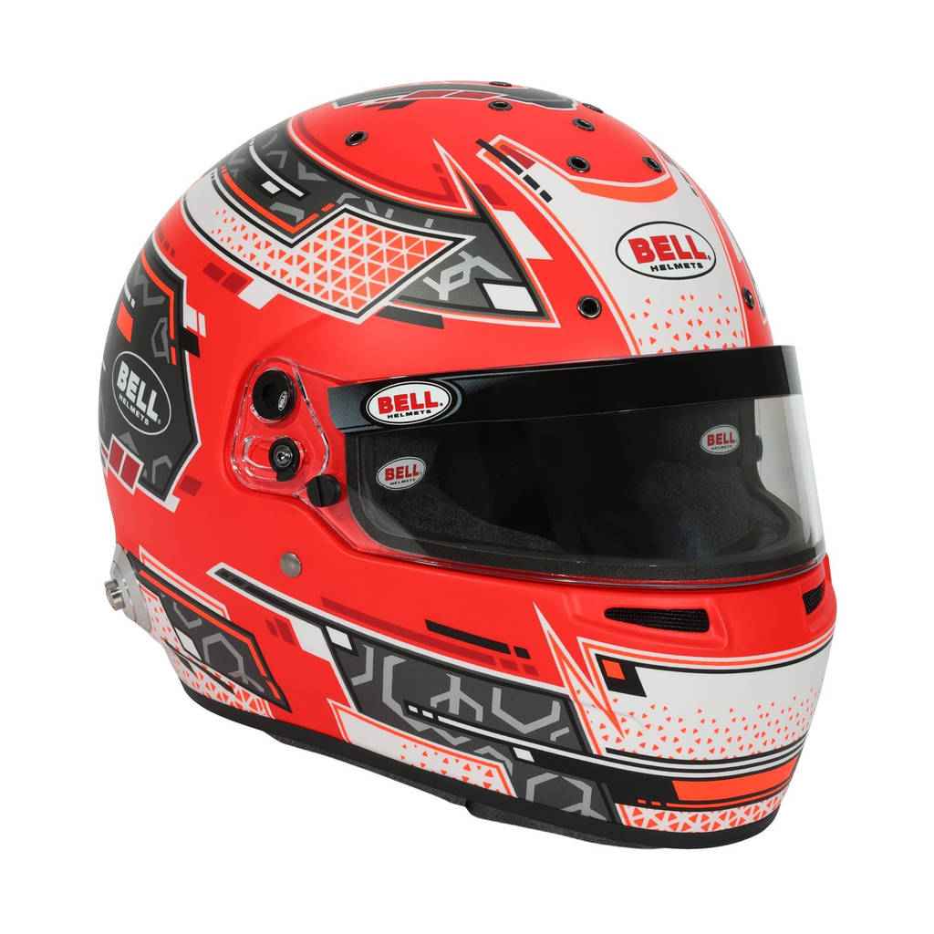 BELL 1310B74 Full-Face Helmet RS7 Pro Stamina HANS, Anthracite / Red, FIA 8859-2024 / SA2020, Size 57 (7 1/8) Photo-10 
