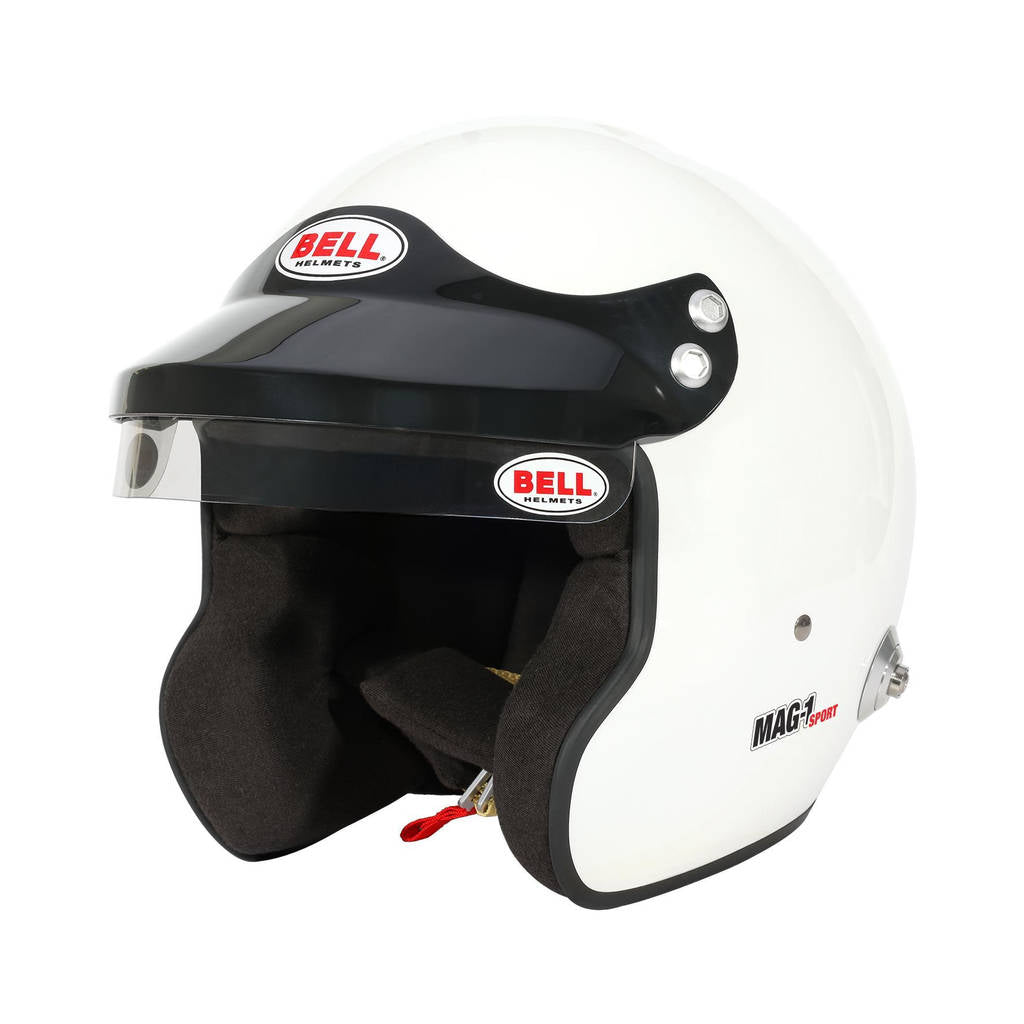 BELL 1426082 Open-Face Helmet MAG-1 HANS, White, FIA 8859-2024, Size M (58-59) Photo-0 