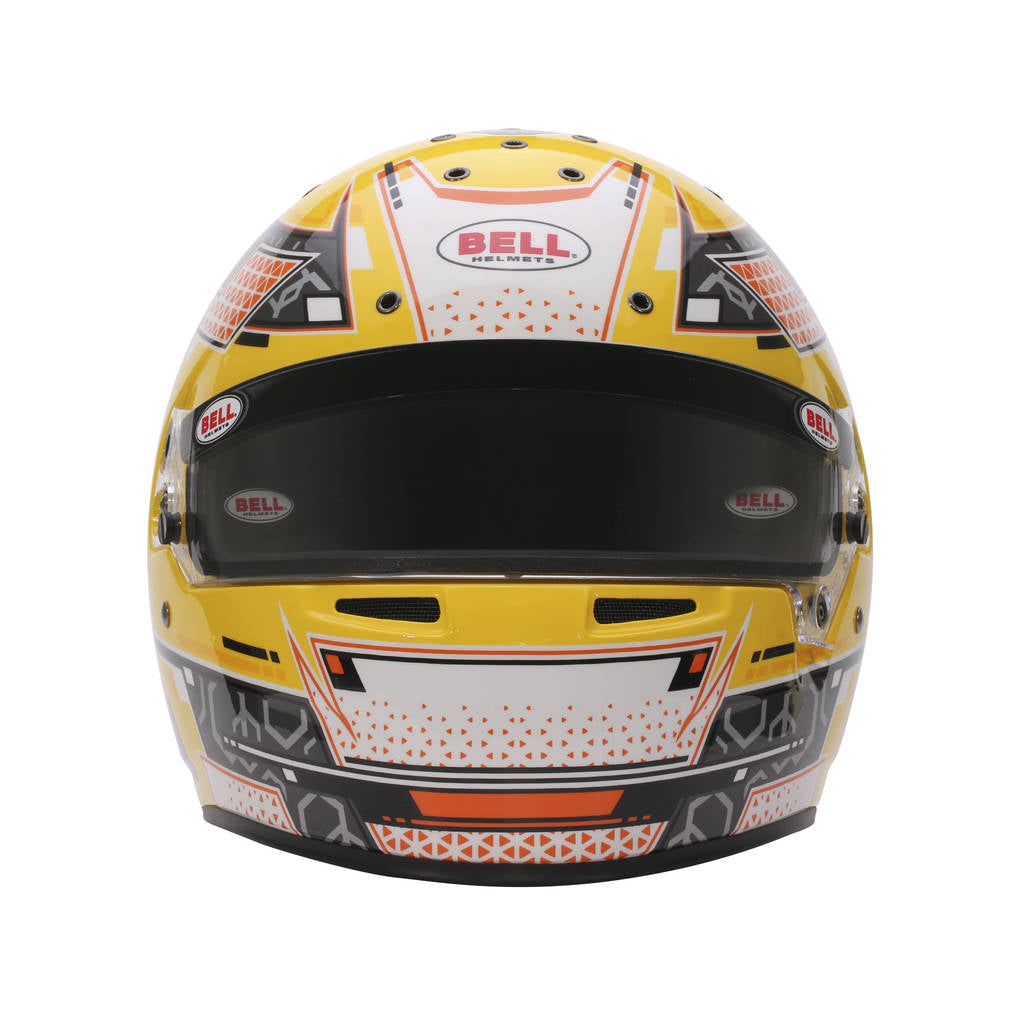 BELL 1310C01 Karting Helmet RS7-K Stamina, Anthracite / Yellow, FIA 8878-2024 / K2020, Size S (57 -58) Photo-4 