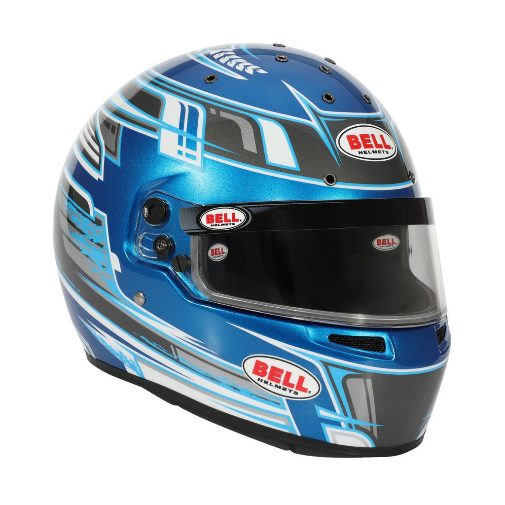 BELL 1311175 Karting Helmet KC7-CMR Champion, Anthracite / Blue, CMR2016, Size 58 (7 1/4) Photo-5 