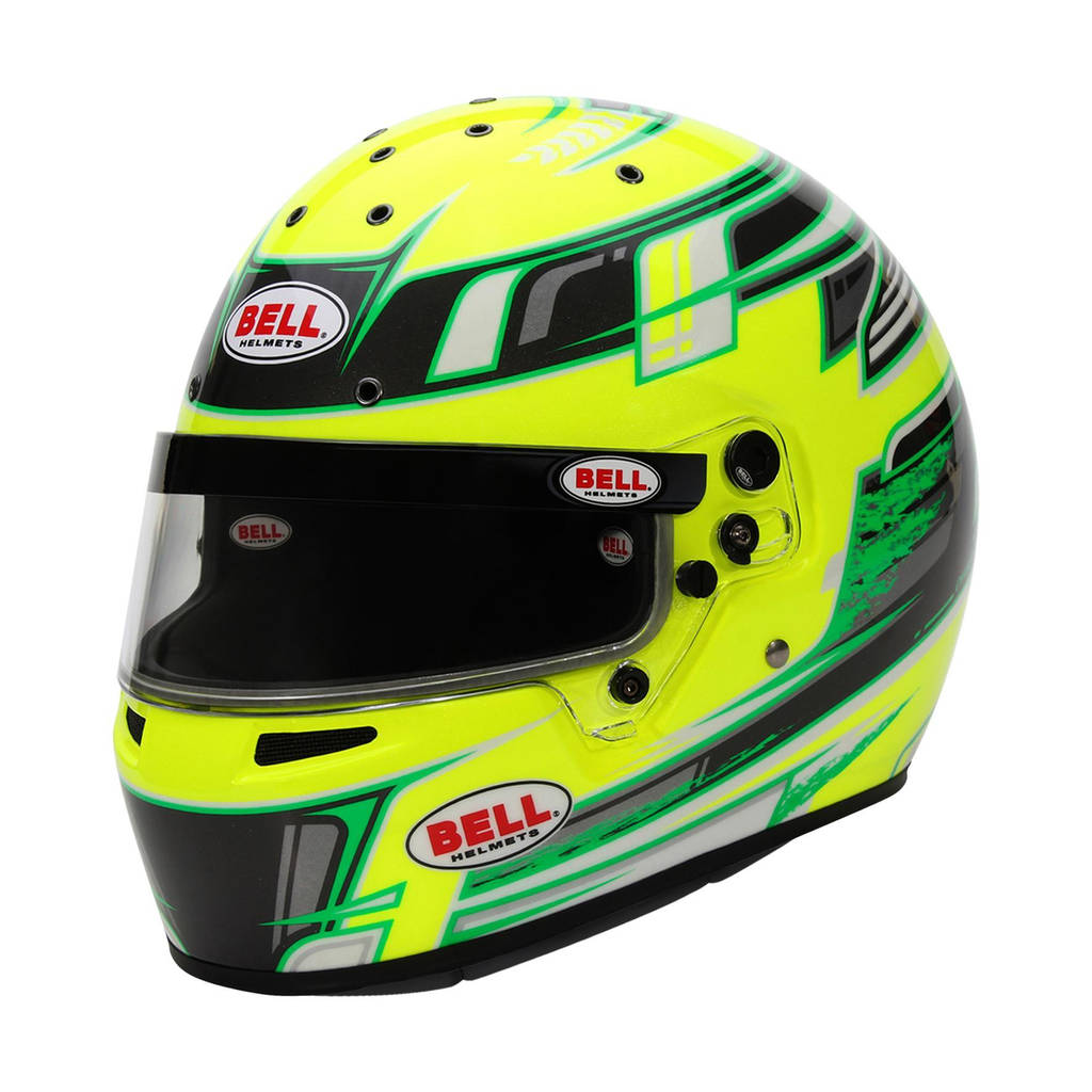 BELL 1311205 Karting Helmet KC7-CMR Champion, Anthracite / Yellow, CMR2016, Size 58 (7 1/4) Photo-11 
