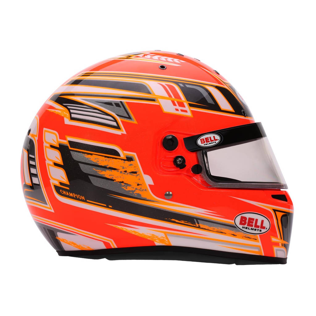 BELL 1311206 Karting Helmet KC7-CMR Champion, Anthracite / Yellow, CMR2016, Size 59 (7 3/8) Photo-8 