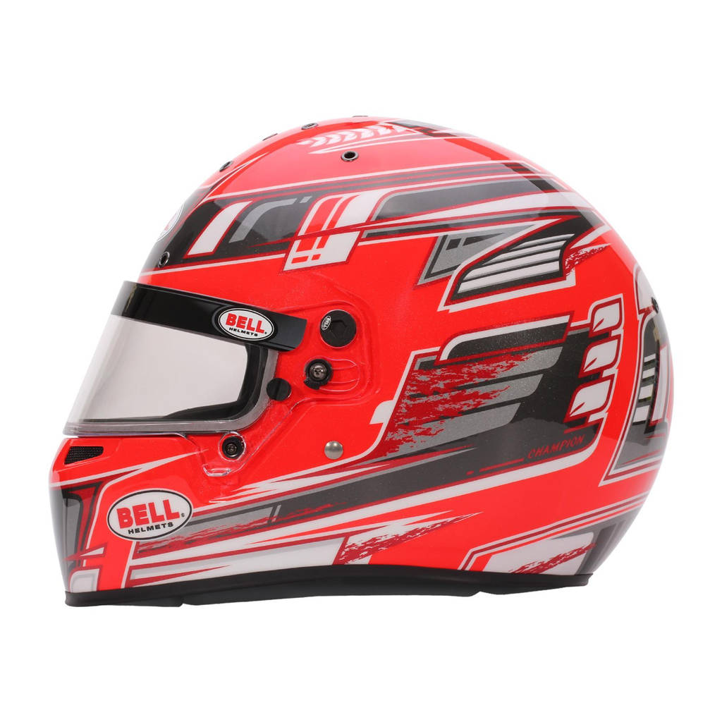 BELL 1311206 Karting Helmet KC7-CMR Champion, Anthracite / Yellow, CMR2016, Size 59 (7 3/8) Photo-19 