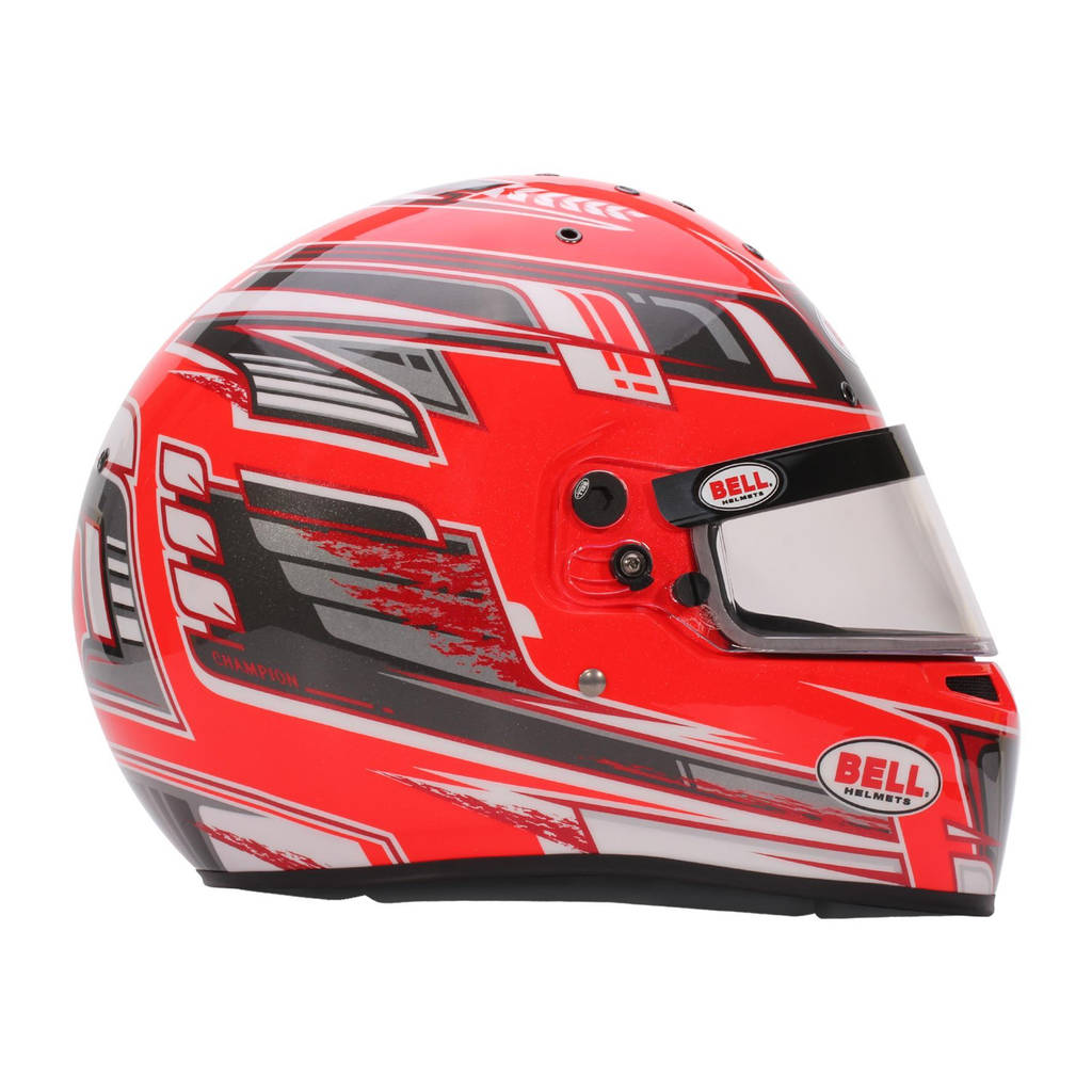 BELL 1311206 Karting Helmet KC7-CMR Champion, Anthracite / Yellow, CMR2016, Size 59 (7 3/8) Photo-21 