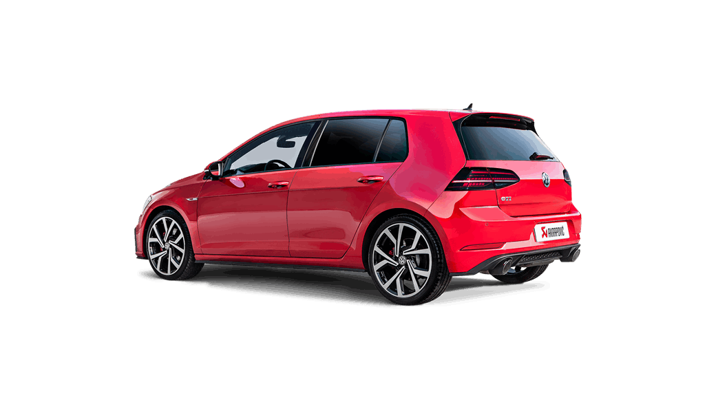 AKRAPOVIC MTP-VW/T/4H Slip-On Race Line (Titanium) VW Golf (VII) GTI FL Performance (180 kW) 2017-2019 ECE Type Approval Photo-1 