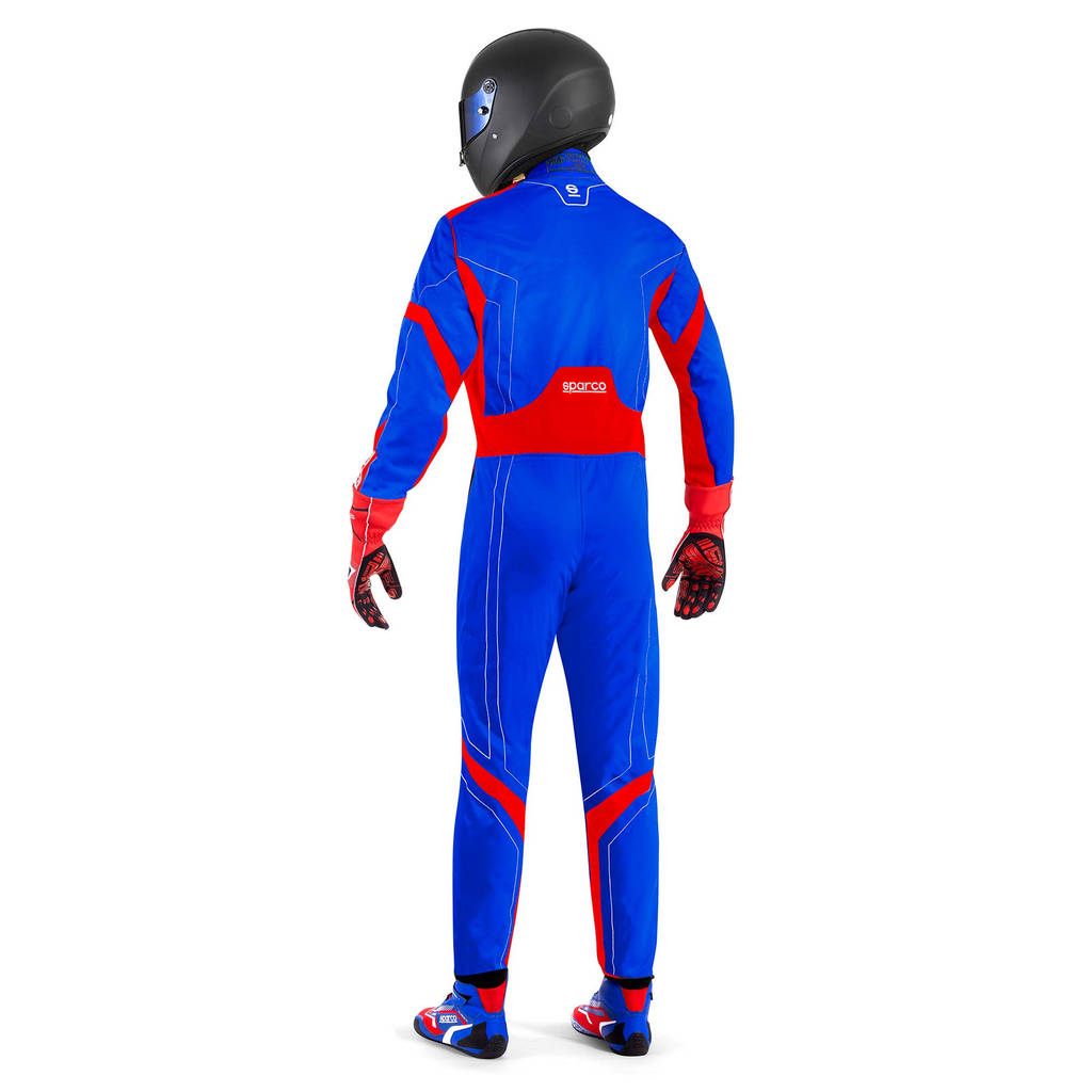 SPARCO BKS0010B0B2200S Karting Suit Thunder Advanced, Blue / Red, Size S Photo-1 