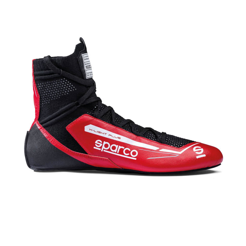 SPARCO BRB0003B0R27042 Racing Shoes X-Light Plus, Red / Black, Size 42 Photo-1 