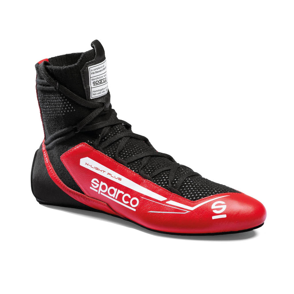 SPARCO BRB0003B0R27044 Racing Shoes X-Light Plus, Red / Black, Size 44 Photo-0 