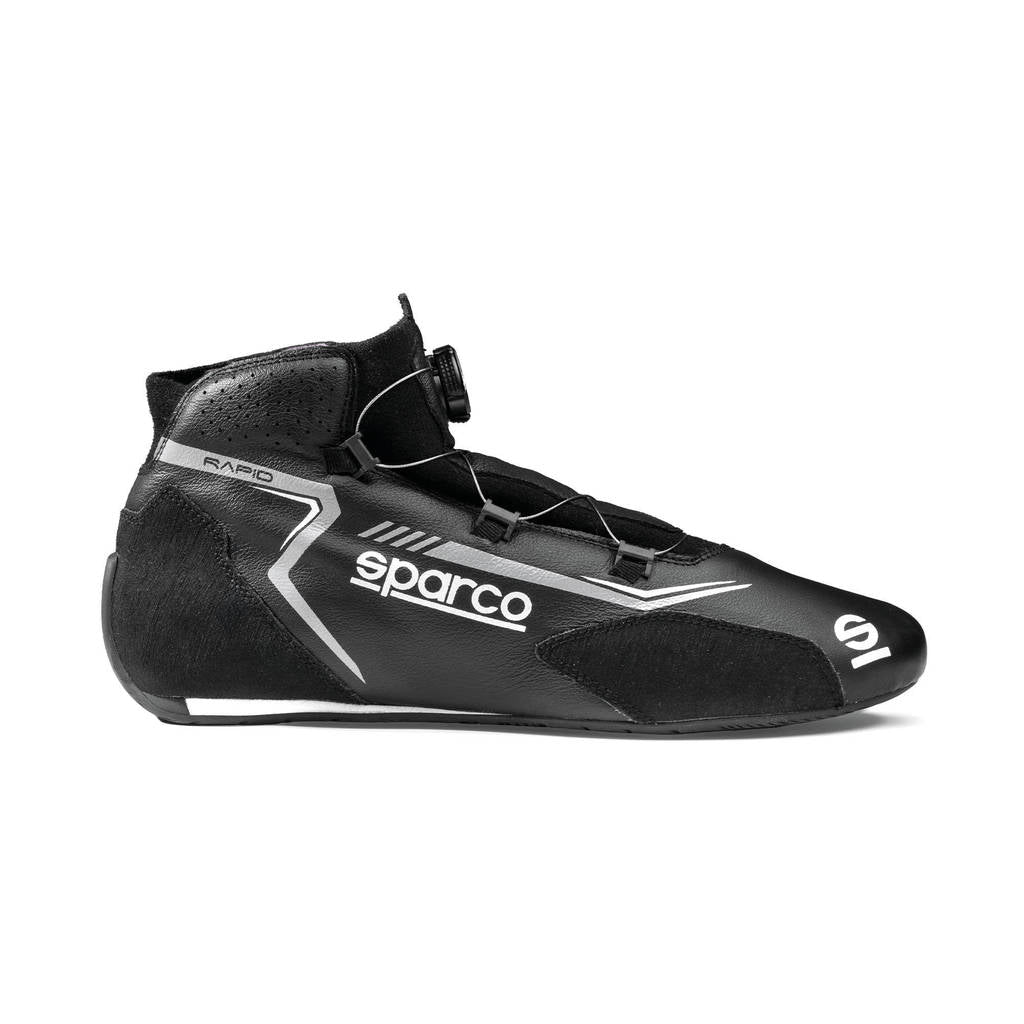 SPARCO BRB0002B0K10038 Racing Shoes Rapid Rotor, Black / Grey, Size 38 Photo-1 